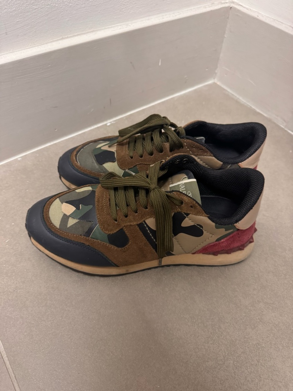 Camo Multi-Color Athletic Sneakers